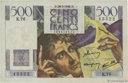 500 Francs CHATEAUBRIAND FRANCE  1946 F.34.05