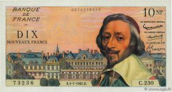 10 Nouveaux Francs RICHELIEU FRANKREICH  1962 F.57.20 VZ+