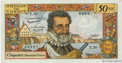 50 Nouveaux Francs HENRI IV FRANCIA  1959 F.58.03 MBC