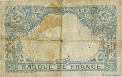 5 Francs BLEU FRANCIA  1915 F.02.28 BC