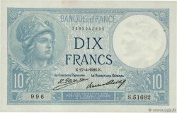 10 Francs MINERVE FRANCIA  1928 F.06.13 q.SPL