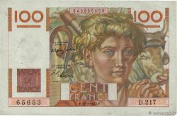 100 Francs JEUNE PAYSAN FRANCIA  1947 F.28.15 MB
