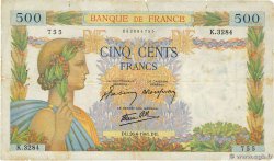 500 Francs LA PAIX FRANCE  1941 F.32.19 F