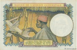 5 Francs AFRIQUE OCCIDENTALE FRANÇAISE (1895-1958)  1939 P.21 SUP