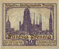 50 Pfennig DANTZIG  1919 P.11 AU