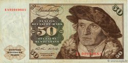 50 Deutsche Mark GERMAN FEDERAL REPUBLIC  1970 P.33a MB