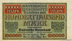 100000 Mark GERMANY Munich 1923 PS.0928 UNC-
