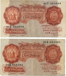 10 Shillings Lot INGLATERRA  1934 P.362c BC