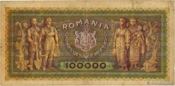 100000 Lei ROUMANIE  1947 P.059 B+