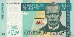 50 Kwacha MALAWI  2007 P.53c