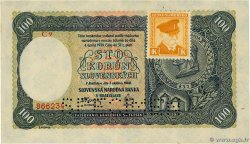 100 Korun Spécimen CZECHOSLOVAKIA  1945 P.052s UNC