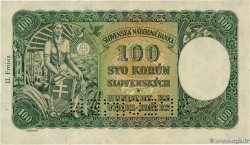 100 Korun Spécimen TCHÉCOSLOVAQUIE  1945 P.052s NEUF