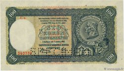 100 Korun Spécimen SLOVAQUIE  1940 P.11s pr.NEUF