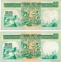 10 Rupees Lot SEYCHELLES  1989 P.32 VF+