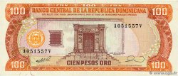 100 Pesos Oro RÉPUBLIQUE DOMINICAINE  1990 P.128b VF+