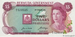 5 Dollars BERMUDES  1970 P.24a NEUF