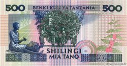 500 Shilingi TANZANIA  1989 P.21a SC+