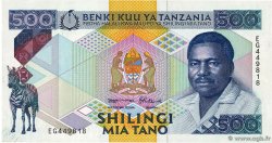 500 Shilingi TANZANIA  1989 P.21c