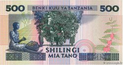 500 Shilingi TANZANIA  1989 P.21c UNC-