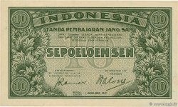 10 Sen INDONÉSIE  1947 P.031 NEUF