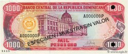 1000 Pesos Oro Spécimen RÉPUBLIQUE DOMINICAINE  1997 P.158s2 ST