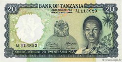 20 Shillings TANZANIA  1966 P.03a