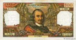 100 Francs CORNEILLE FRANCE  1968 F.65.21 TTB
