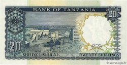 20 Shillings TANZANIA  1966 P.03e UNC-