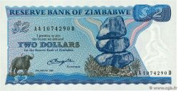 2 Dollars ZIMBABUE  1980 P.01a