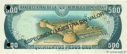 500 Pesos Oro Spécimen RÉPUBLIQUE DOMINICAINE  1997 P.157s2 FDC