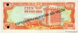 100 Pesos Oro Spécimen RÉPUBLIQUE DOMINICAINE  1997 P.156s1 ST