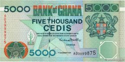 5000 Cedis GHANA  1997 P.34b UNC-