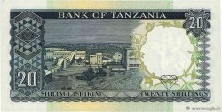 20 Shillings TANZANIA  1966 P.03d SPL