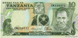 10 Shilingi TANZANIE  1978 P.06a