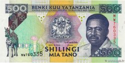 500 Shillings TANZANIA  1993 P.26c