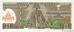 50 Centavos de Quetzal GUATEMALA  1981 P.058c UNC