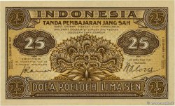 25 Sen INDONESIA  1947 P.032