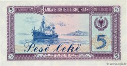 5 Lekë ALBANIE  1964 P.35a NEUF