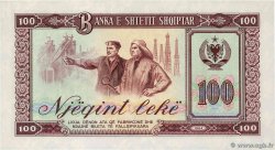 100 Lekë ALBANIA  1964 P.39a SC+