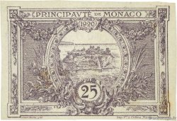 25 Centimes violet MONACO  1920 P.02a SPL+