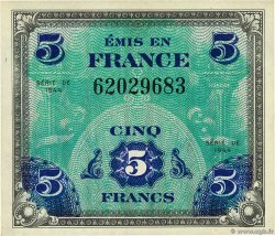 5 Francs DRAPEAU FRANKREICH  1944 VF.17.02 fST