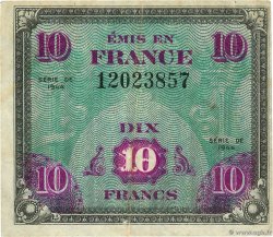 10 Francs DRAPEAU FRANCE  1944 VF.18.01 TTB