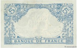 5 Francs BLEU FRANKREICH  1916 F.02.41 VZ+