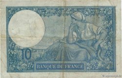 10 Francs MINERVE FRANKREICH  1916 F.06.01 fSS