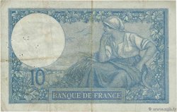 10 Francs MINERVE FRANCE  1916 F.06.01 VF