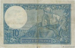 10 Francs MINERVE FRANCE  1917 F.06.02a TTB