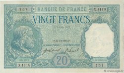 20 Francs BAYARD FRANCE  1916 F.11.01 SPL