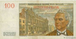 100 Francs BELGIQUE  1953 P.129 TB+