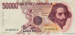 50000 Lire ITALIA  1984 P.113a MB