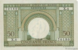 50 Francs MAROCCO  1949 P.44 SPL